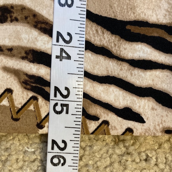 EUC Chicos 2 Animal Print Blazer Lined Leopard Patchwork Print Large - Picture 6 of 6